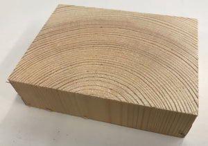 1 x Wood for hammering - 100mm x75mm , 26mm thick