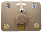 T4Kids™ Clamp Board® for 100mm diameter wood rounds