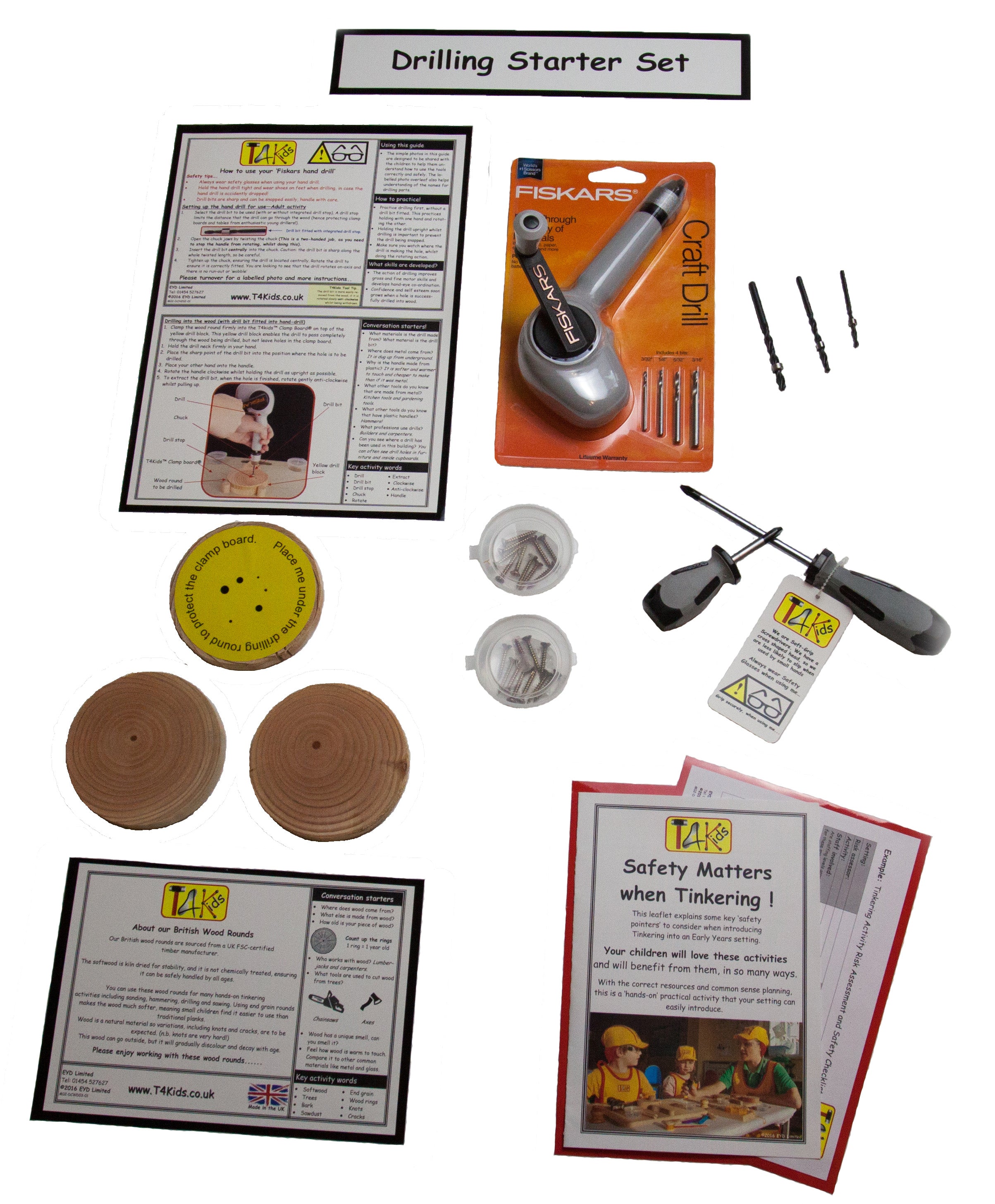 Drilling starter set (without clamp board)