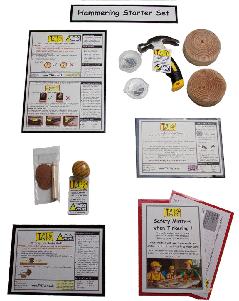 Hammering starter set (without clamp board)